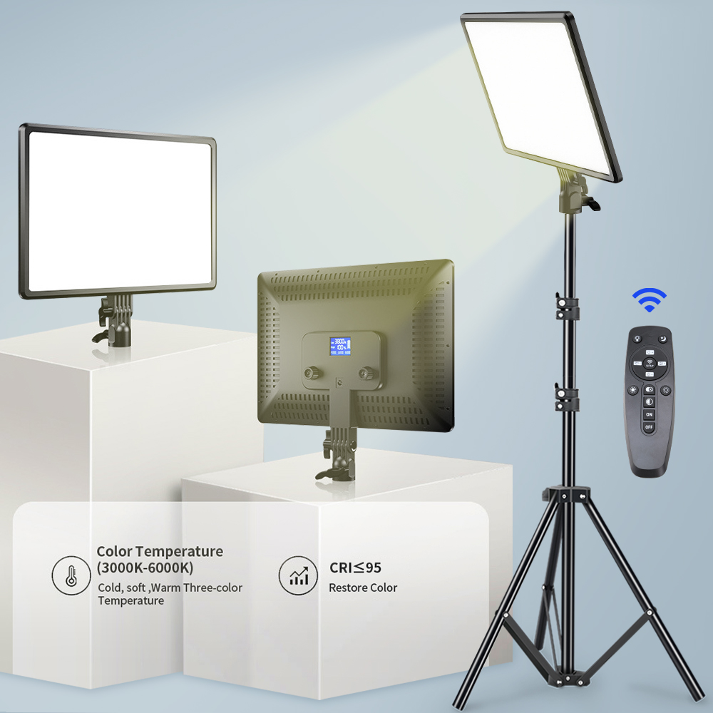 Led Light Panel Stream - Panel Lampu Video LED 10/14 Inci