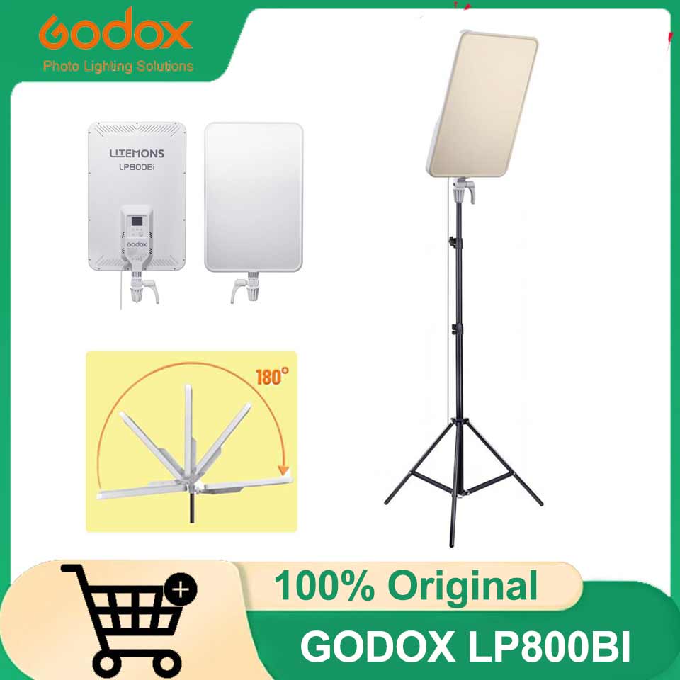 Led Light Panel Stream - GODOX LP800BI Lampu Panel LED untuk