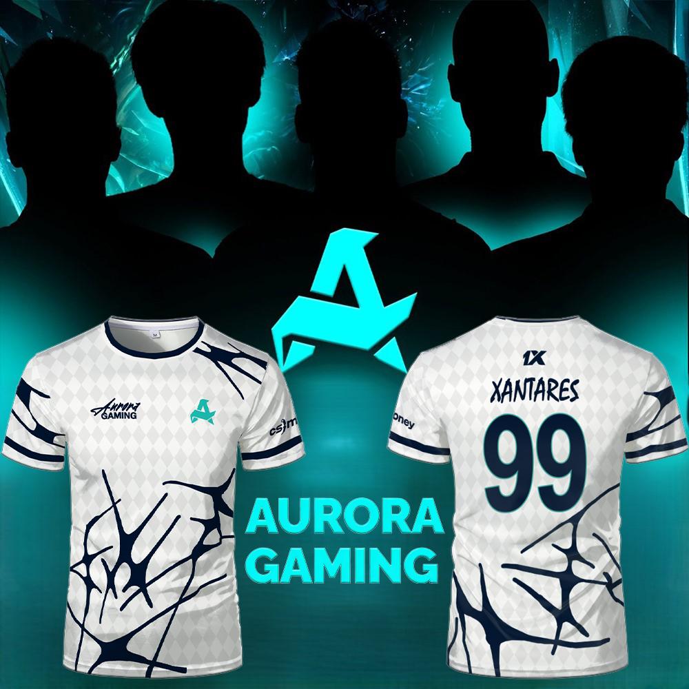Esports Gaming Top - Kaos Jersey Tim Esports Aurora Gaming