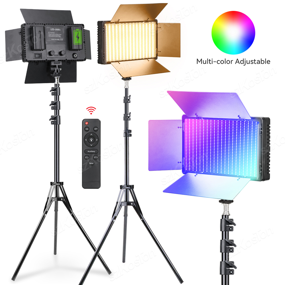 Led Light Panel Stream - RGB lampu LED Video fotografi, perlengkapan
