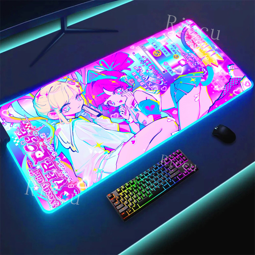 Esports Gaming Companies - RGB HD Gadis Membutuhkan Overdosis MousePad