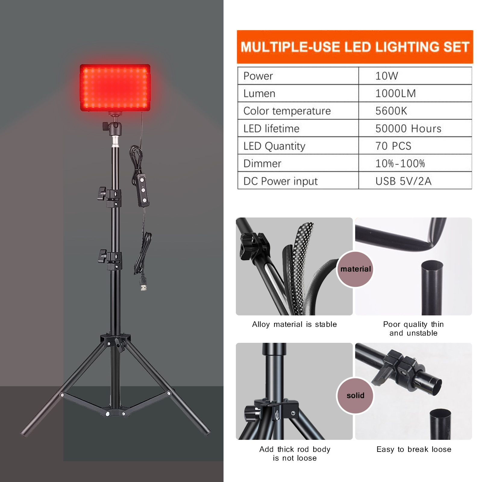 Lampu Panel fotografi LED, pen - Led Light Panel Stream ulasan dan harga