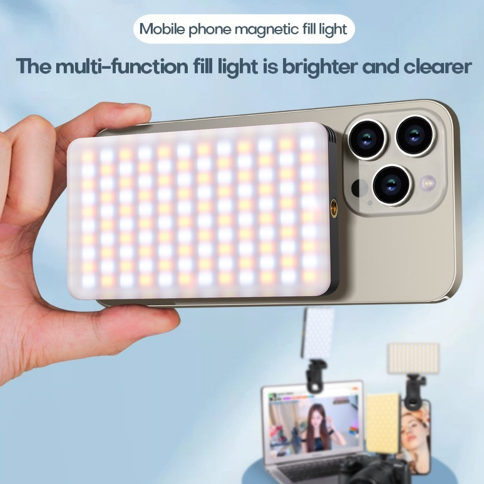 Lampu Isi Ulang Magnetik untuk - Led Light Panel Stream ulasan dan harga