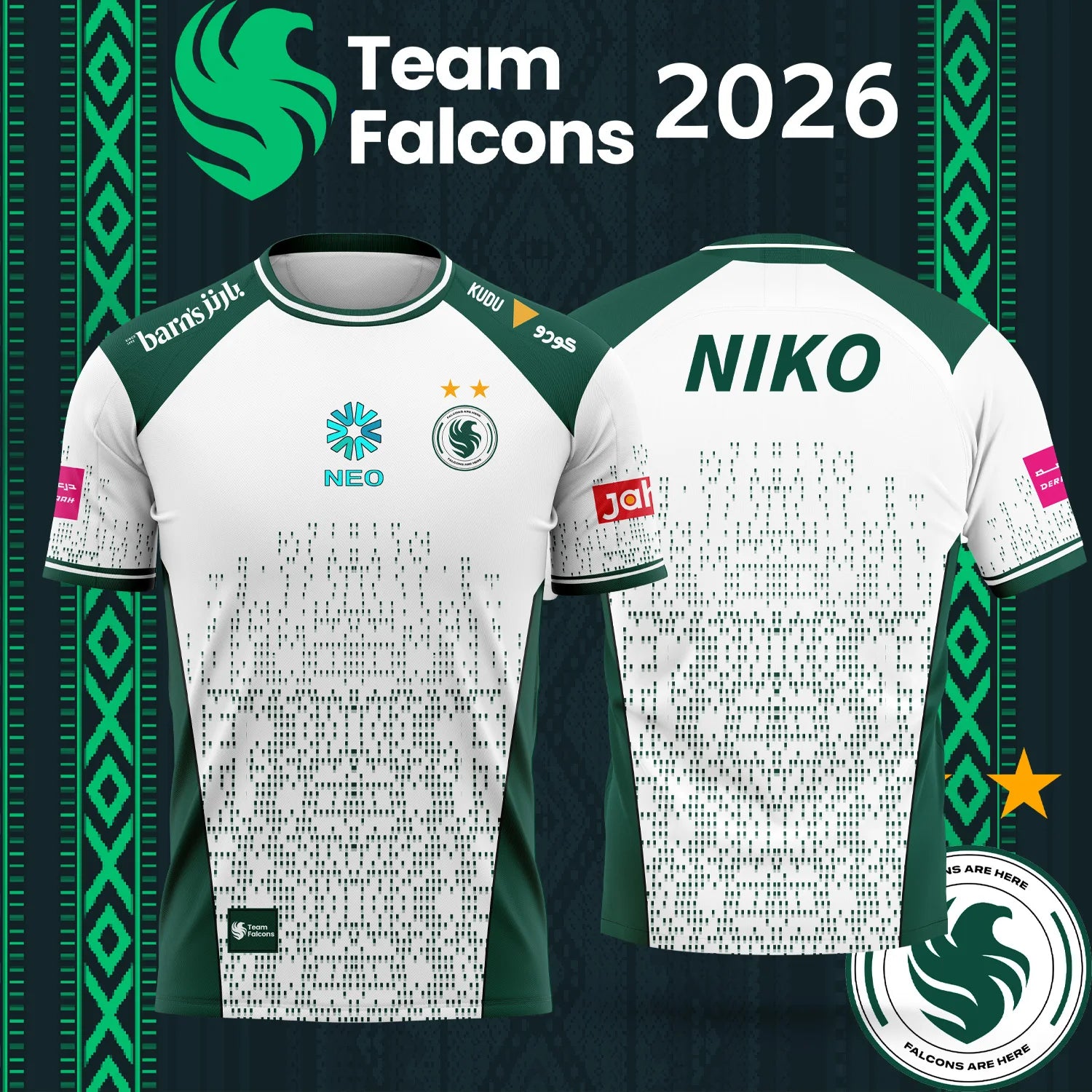 Jersey Esports NIKO Team Falco - Esports Gaming Top ulasan dan harga