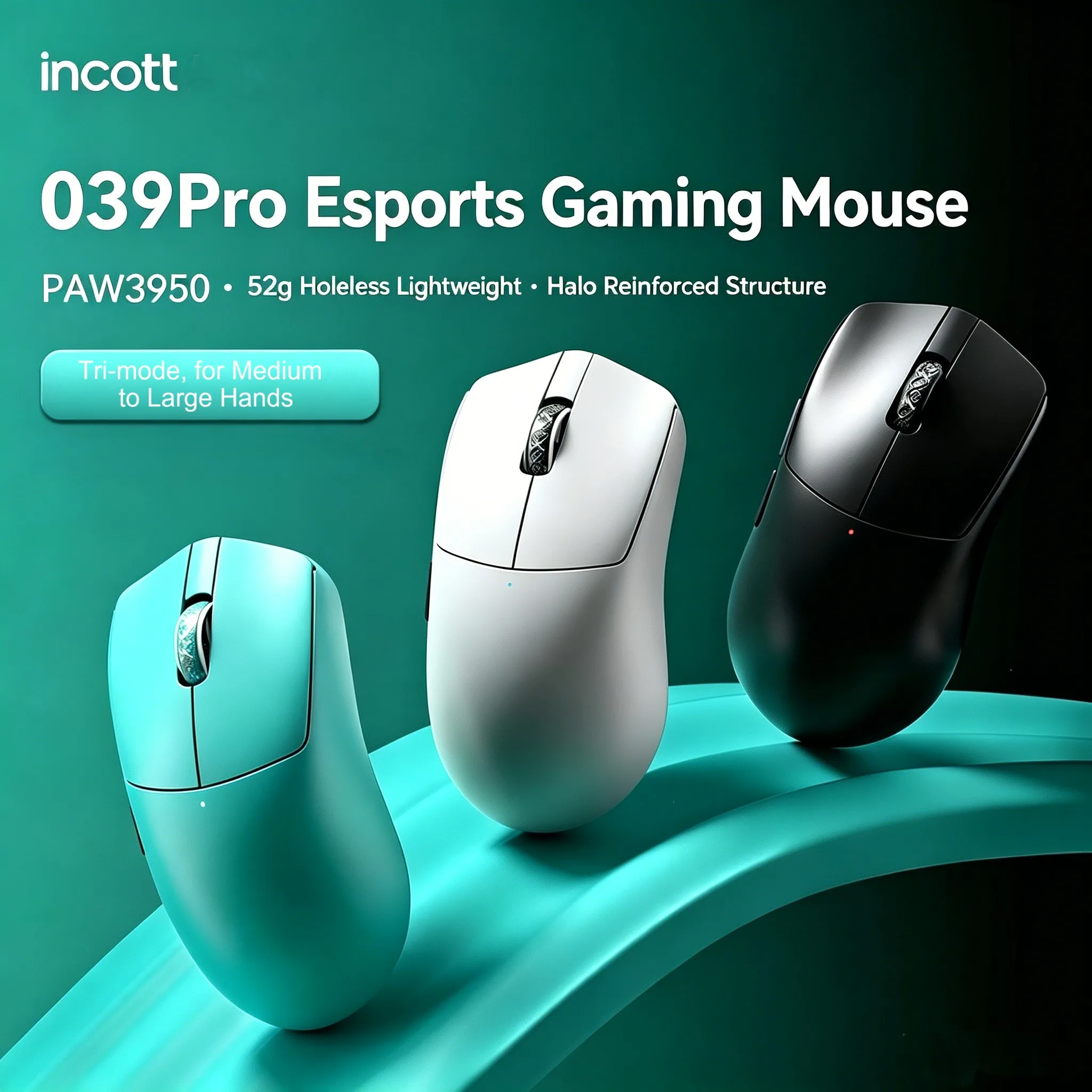 Incott 039 Pro PAW3950ES-KING  - Esports Gaming Kings ulasan dan harga