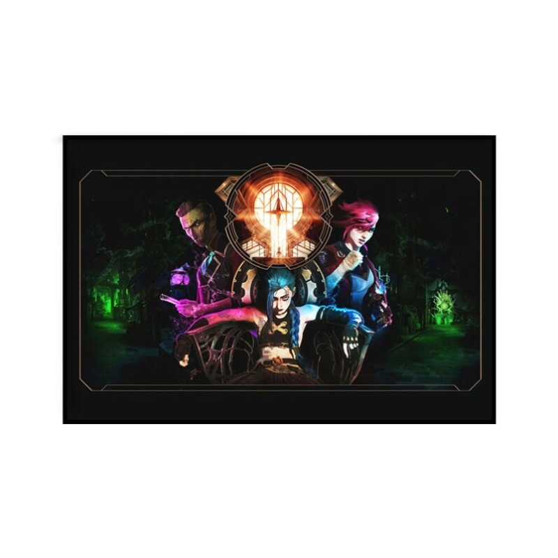 Poster Close-Up Arcane Jinx Ta - Esports Gaming Room ulasan dan harga