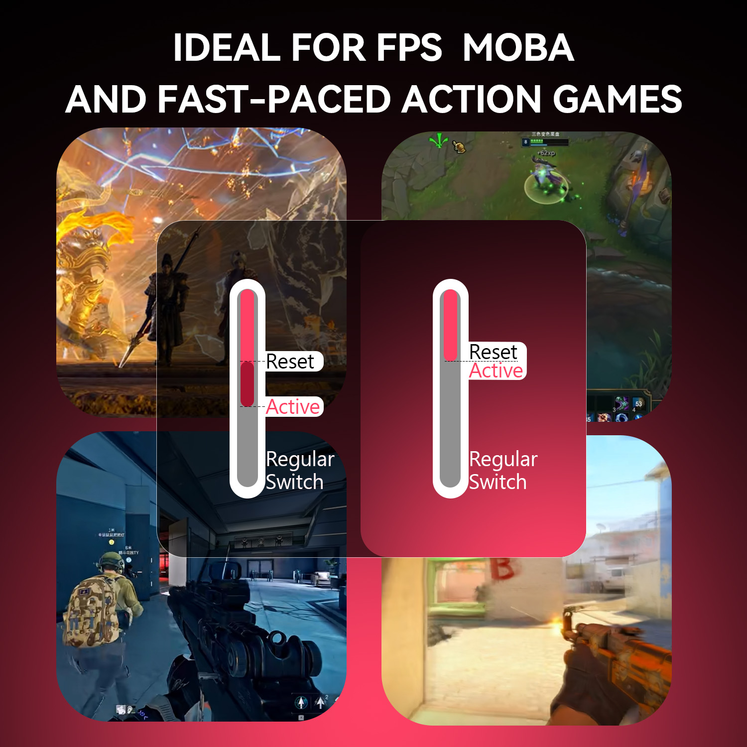 DarkBeacon Flux 87 Hall Effect - Esports Gaming Photo ulasan dan harga