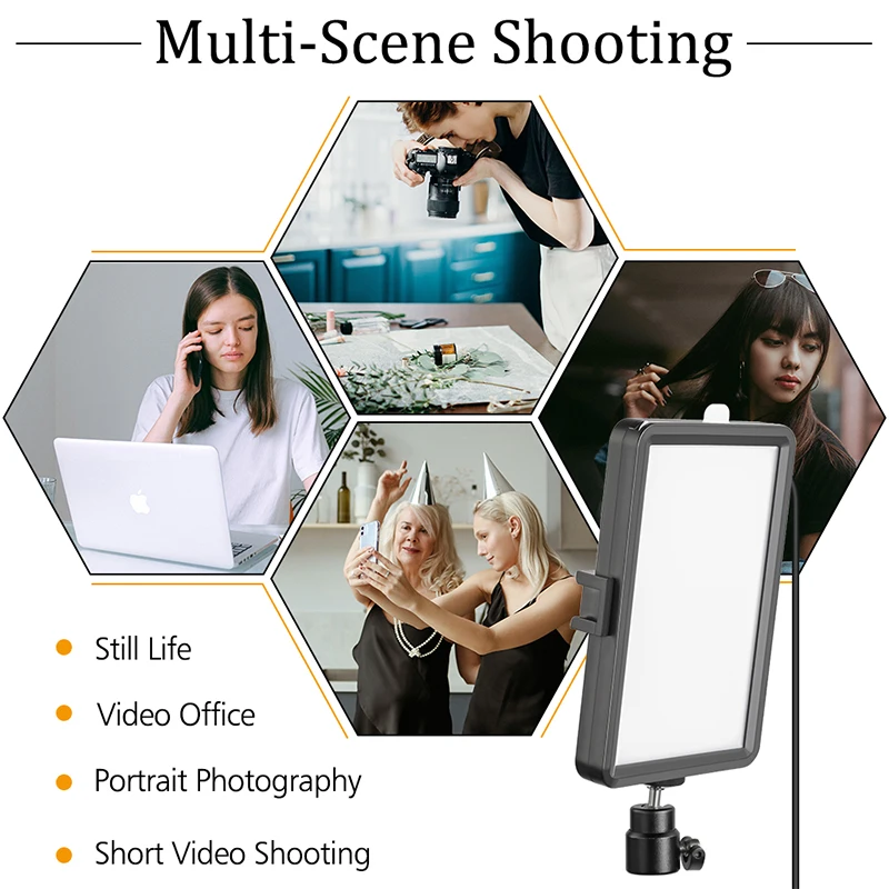 Lampu Video LED Lampu Selfie D - Led Light Panel Stream ulasan dan harga