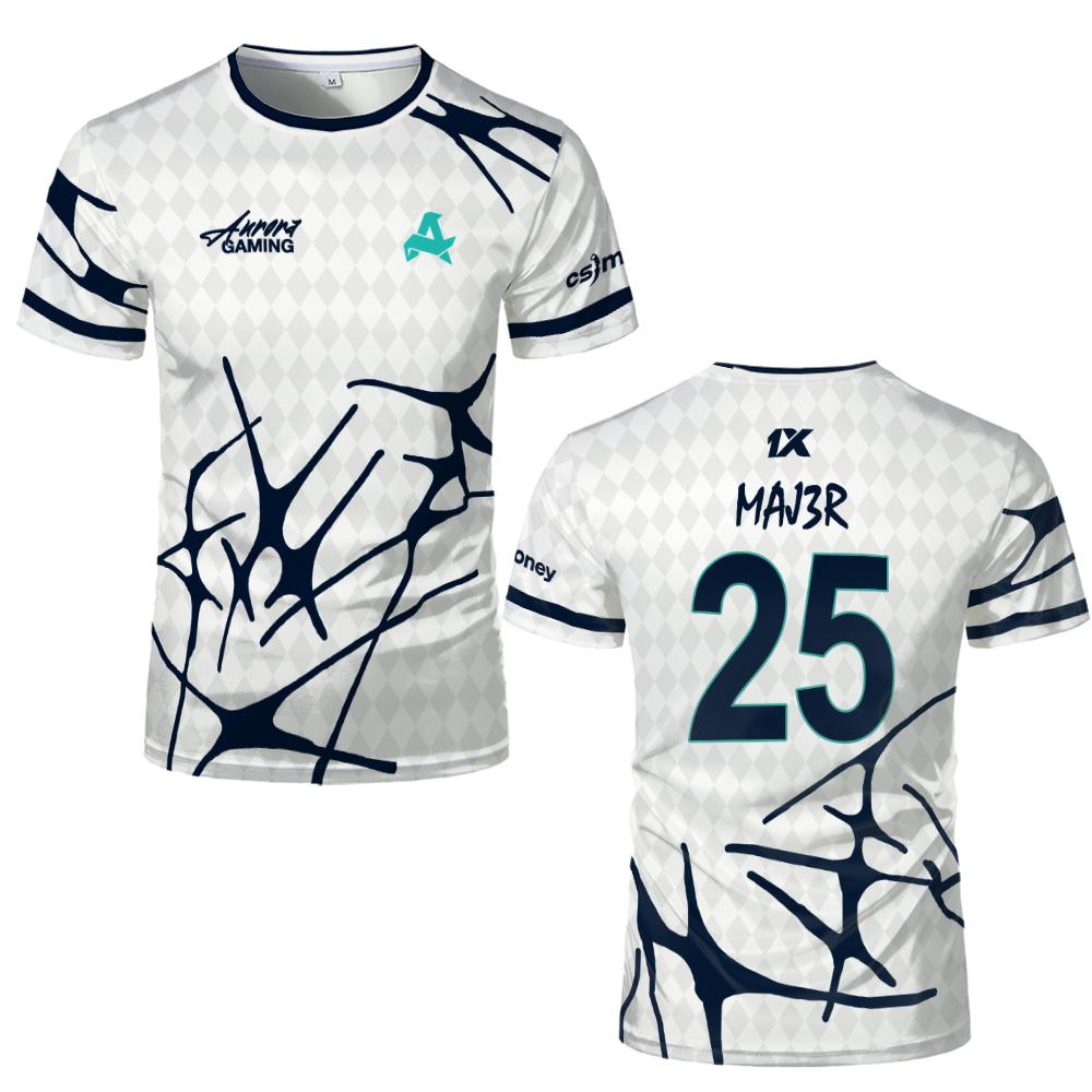 Kaos Jersey Tim Esports Aurora - Esports Gaming Top ulasan dan harga