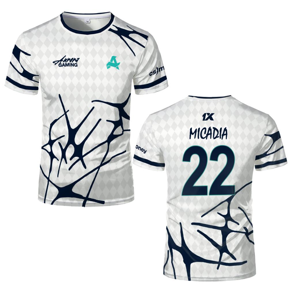 Kaos Jersey Tim Esports Aurora - Esports Gaming Top ulasan dan harga