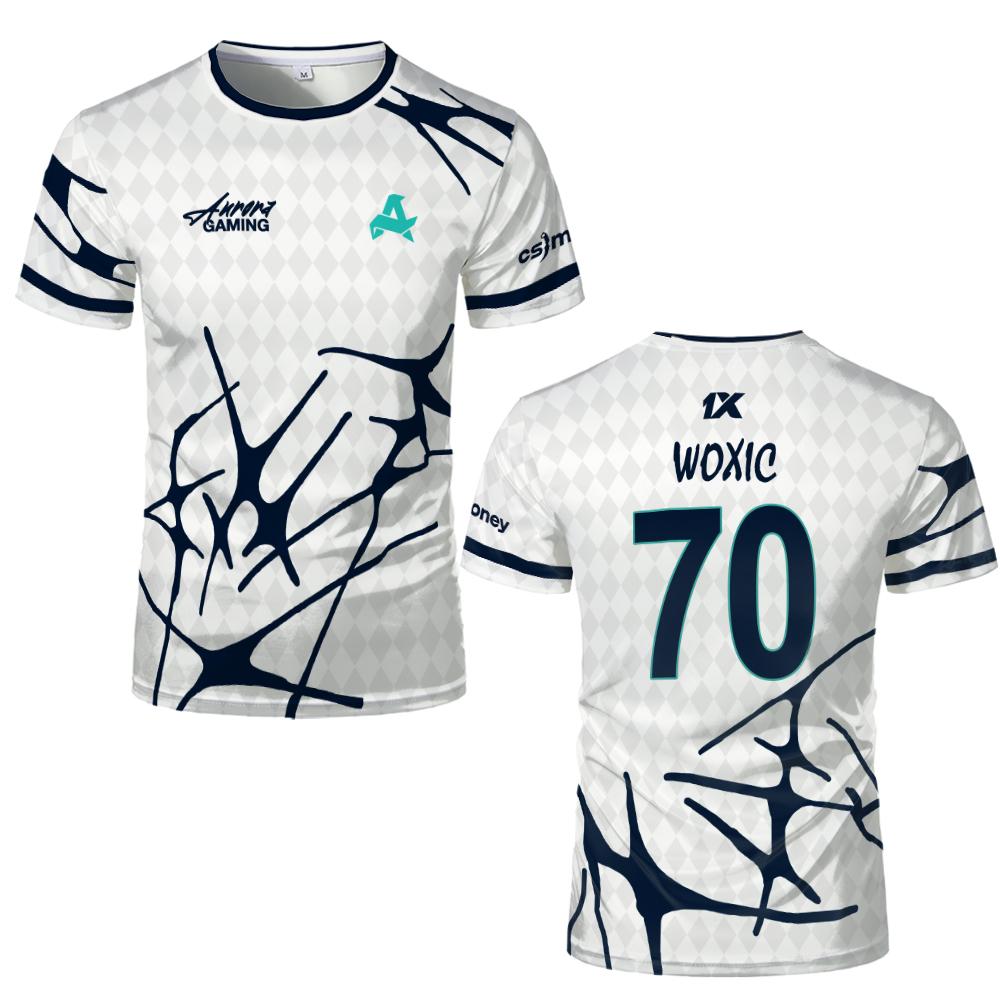 Kaos Jersey Tim Esports Aurora - Esports Gaming Top ulasan dan harga