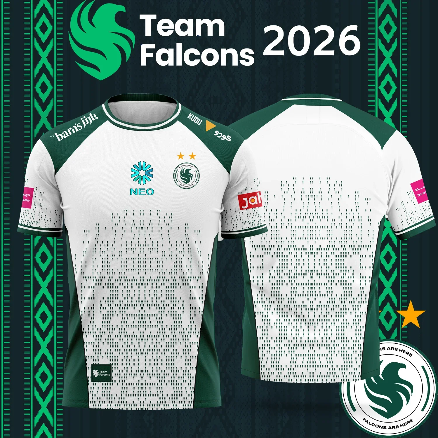 Jersey Tim Esports Falcons Tim - Esports Gaming Top ulasan dan harga