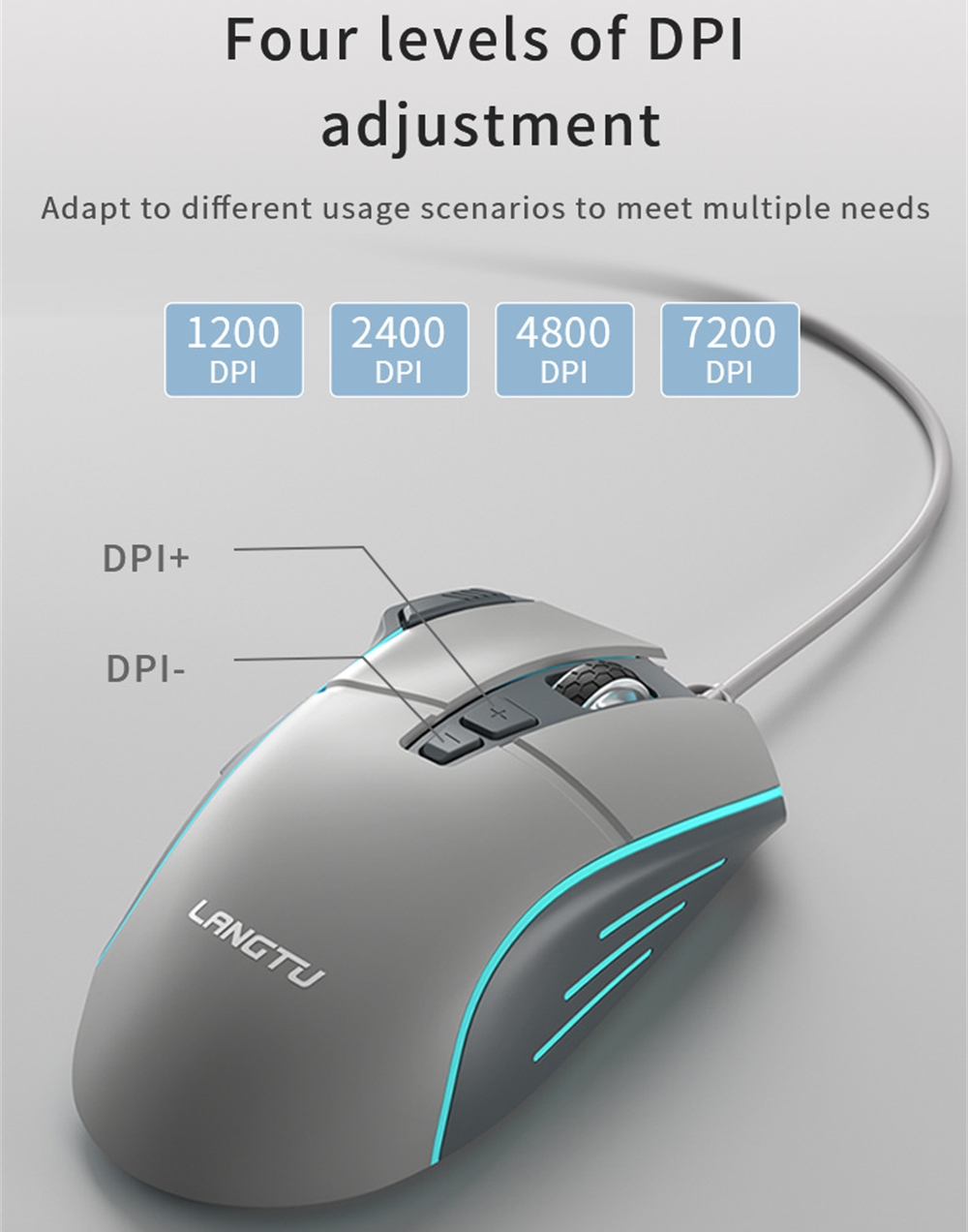 Mouse Gaming Profesional 8 Tom - Esports Gaming Free Fire ulasan dan harga
